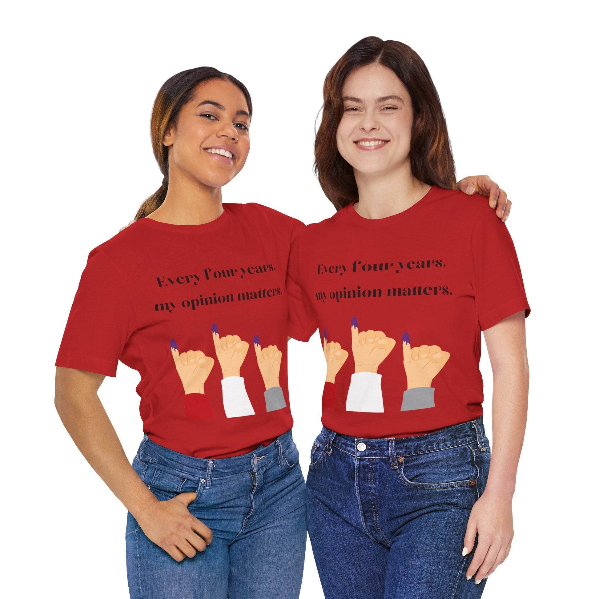 Political Opinion Matters Quote Unisex Tee, Voting Rights Activist Shirt, Political Statement TShirt, Election Day Gift, Political Science - TRP Custom Co.