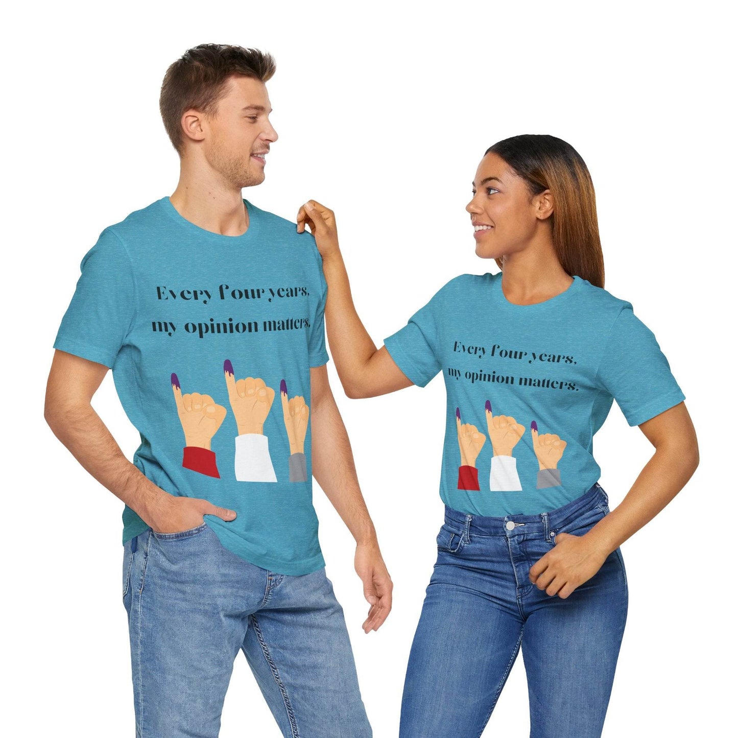 Political Opinion Matters Quote Unisex Tee, Voting Rights Activist Shirt, Political Statement TShirt, Election Day Gift, Political Science - TRP Custom Co.