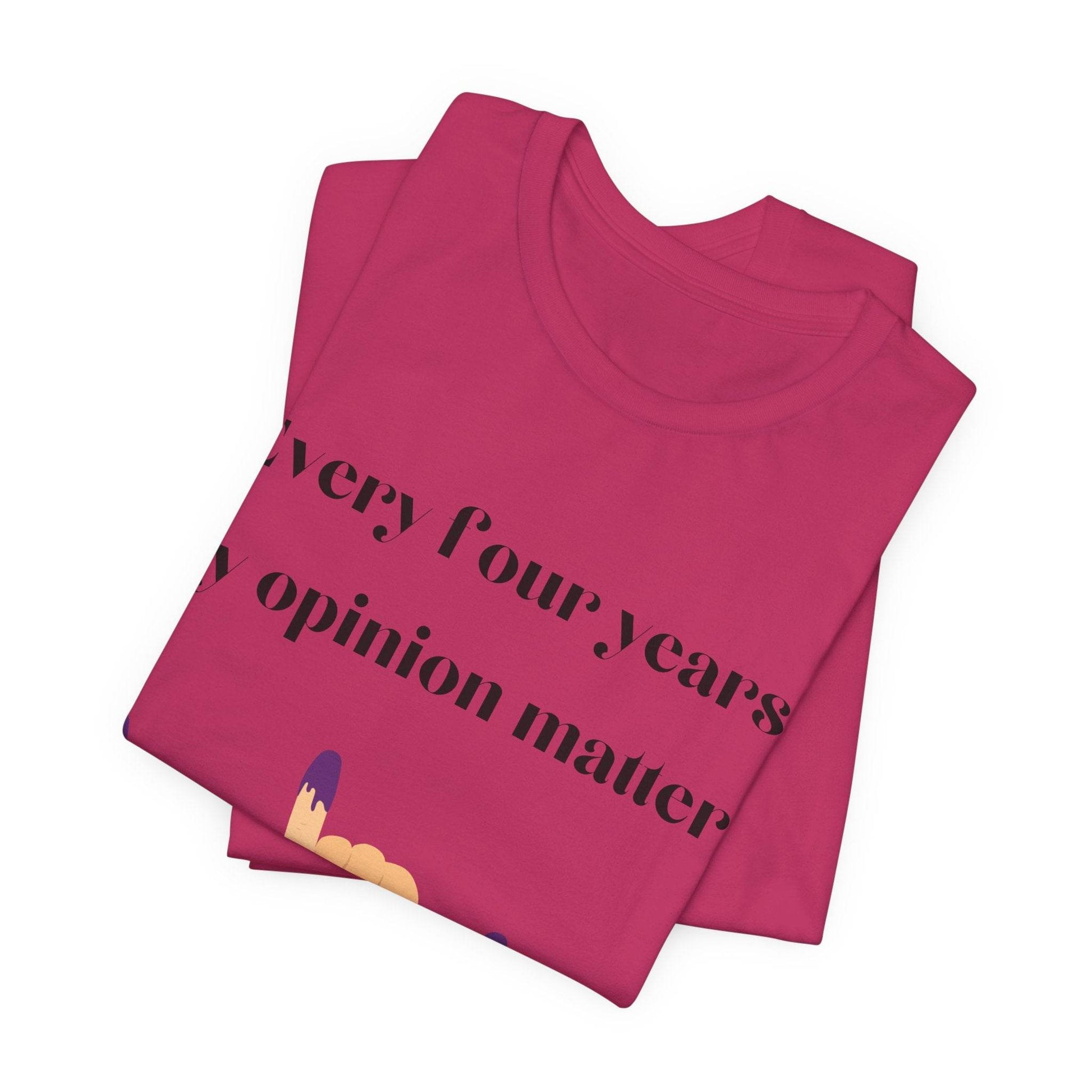 Political Opinion Matters Quote Unisex Tee, Voting Rights Activist Shirt, Political Statement TShirt, Election Day Gift, Political Science - TRP Custom Co.