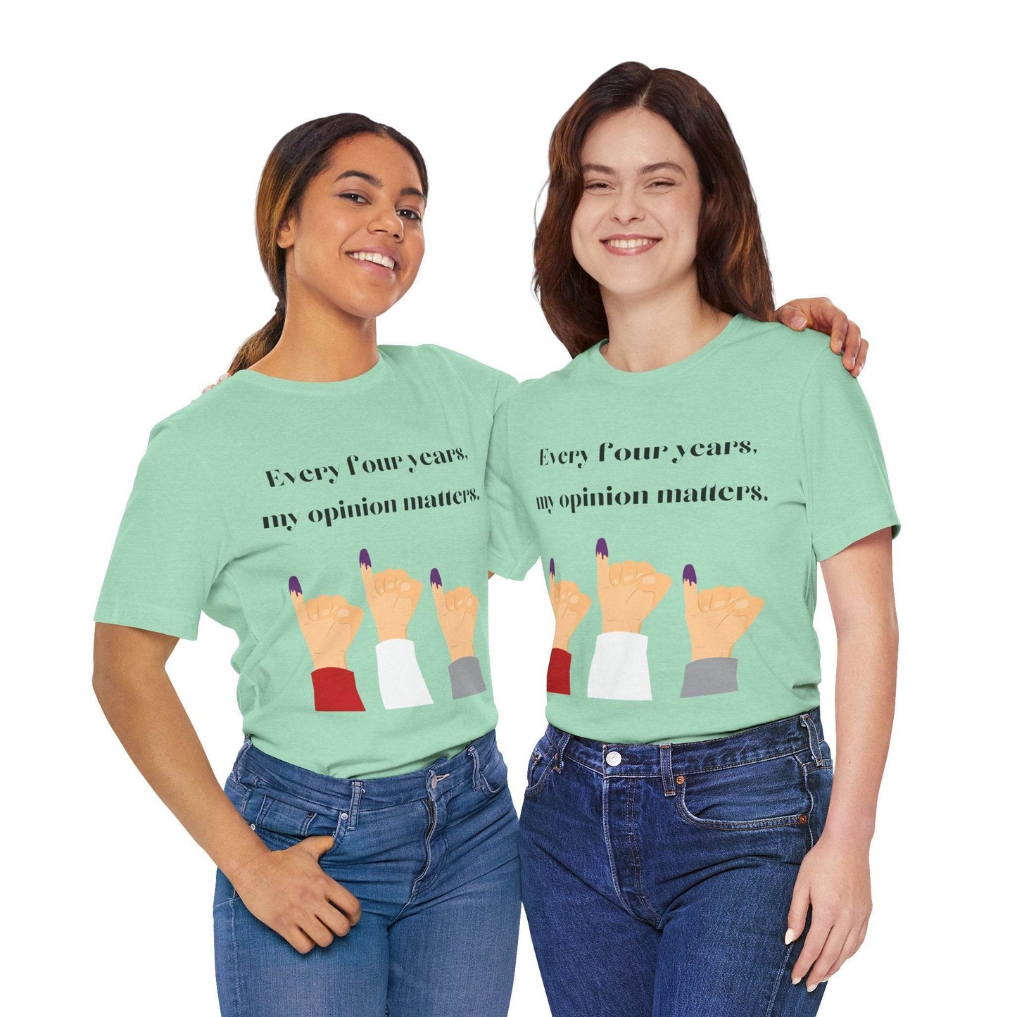 Political Opinion Matters Quote Unisex Tee, Voting Rights Activist Shirt, Political Statement TShirt, Election Day Gift, Political Science - TRP Custom Co.